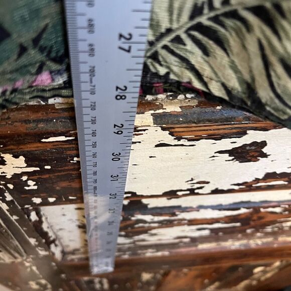 Women’s  E-L-C-C vintage jungle cheetah giraffe button down. Silk linen blend. - Picture 4 of 8